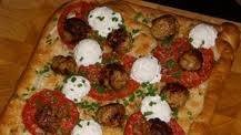 Chicken Meatball Pizza