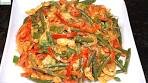 Chicken Stir Fry with Peanut Sauce Recipe