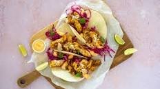 Chicken Tacos with Tangy Cabbage and Sriracha Mayo