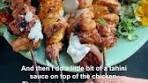 Chicken Tzatziki Skewers with Feta Fries - the new summer ...
