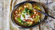 Chickpea and Celery Soup With Chile-Garlic Oil