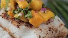 Chilean Sea Bass with Mango Salsa