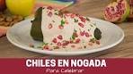 Chiles en Nogada - receta de chiles en nogada