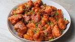 Chilli Garlic Cauliflower Recipe | Garlic Chilli Gobi Recipe ...