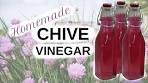 CHIVE VINEGAR | How to make Chive Blossom Vinegar