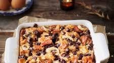 Chocolate Banana Bread Pudding