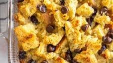 Chocolate Chip Bread Pudding