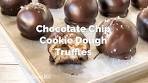 Chocolate Chip Cookie Dough Truffles