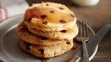 Chocolate Chip Peanut Pancakes