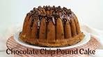 Chocolate Chip Pound Cake | How to make a Chocolate Chip ...