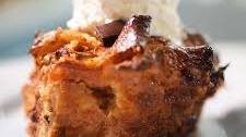 Chocolate Croissant Bread Pudding