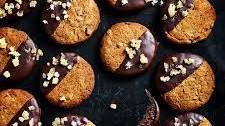 Chocolate-dipped gingernuts