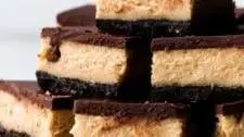 Chocolate Peanut Butter Cheesecake Bars