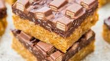 Chocolate Peanut Butter Kit Kat Crunch Bars