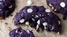 Chunky White Chocolate Coconut Ube Cookies