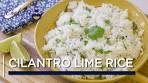 Cilantro Lime Rice | Chipotle Rice Recipe | Rice Recipes ...