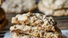 Cinnamon Peanut Butter Oatmeal Raisin Cookies