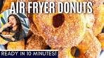 Cinnamon Sugar Air Fryer Biscuit Donuts (Ready in 10 Minutes!)