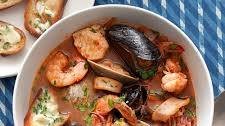 Cioppino Seafood Stew With Gremolata Toasts