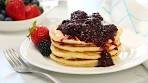 Classic Pancakes with Vanilla Berry Sauce | Perfect for ...