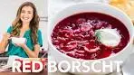 Classic Red Borscht | Borsch Recipe (Beet Soup) - Natasha's ...