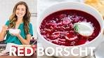 Classic Red Borscht | Borsch Recipe (Beet Soup) - Natasha's ...