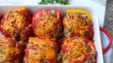 Classic Stuffed Peppers with Tomato Sauce