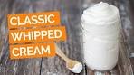 Classic Whipped Cream Recipe