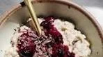Coconut Almond Muesli with Berry Compote I used my favorite ...