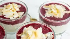 Coconut Berry Chia Pudding