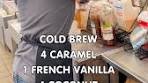 Coconut cream cold brew without cream? Luciano gave it a 6 ...