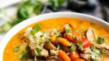 Coconut Curry Chicken Soup