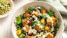 Comforting Tempeh Kale Salad