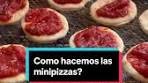 Cómo hacer mini pizzas para eventos