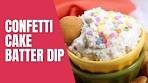 Confetti Cake Batter Dip