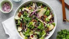 Cranberry Apple Pecan Salad with Honey Mustard Vinaigrette