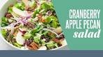 Cranberry Apple Pecan Salad with Honey Mustard Vinaigrette