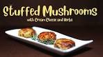 Cream Cheese & Herbs Stuffed Mushrooms