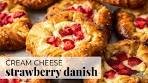 Cream Cheese Strawberry Danish