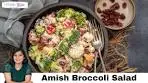 Creamy Amish Broccoli Salad Recipe
