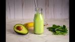 Creamy Avocado Spinach Green Smoothie Recipe | Healthy & ...