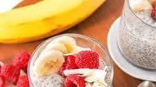 Creamy Banana Chia Pudding with Coconut Milk (Quick Prep)