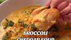 Creamy Broccoli Cheddar Soup Recipe