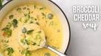 Creamy Broccoli Cheddar Soup | The Recipe Rebel