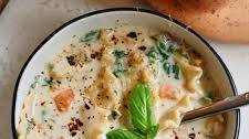 Creamy Chicken Lasagna Soup