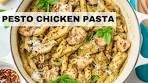 Creamy Chicken Pesto Pasta ready in 15 minutes! (Pesto ...