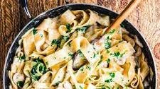 Creamy Garlic Mushroom Pasta