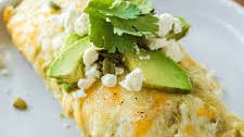 Creamy Green Chile Enchiladas