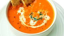 Creamy Homemade Tomato With Basil Soup