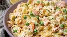 Creamy Hot Smoked Salmon Pasta